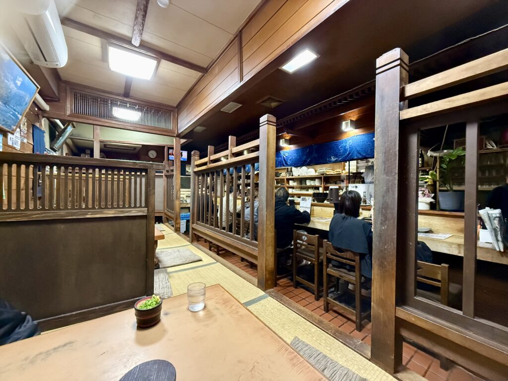 よろこび庵店内